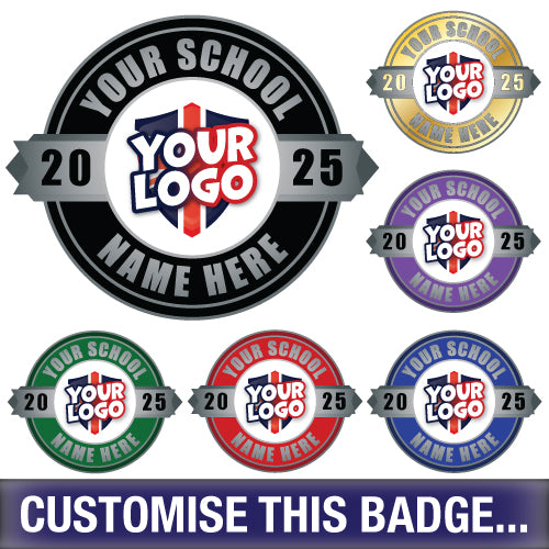 Personalised Leavers Badge by School Badges UK