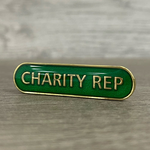 Green Charity Rep Bar Badge **SALE ITEM - 50% OFF**