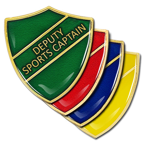 Deputy Sports Captain Shield Badge by School Badges UK