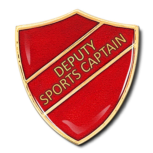 Deputy Sports Captain Shield Badge by School Badges UK