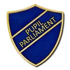 Pupil Parliament Shield Badge by School Badges UK