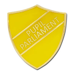 Pupil Parliament Shield Badge by School Badges UK