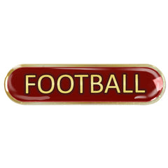 Football Bar Badge by School Badges UK