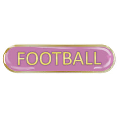 Football Bar Badge by School Badges UK