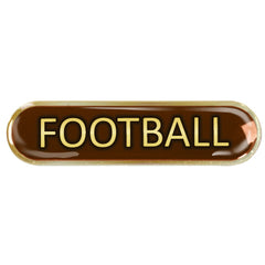 Football Bar Badge by School Badges UK