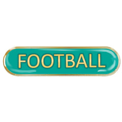 Football Bar Badge by School Badges UK