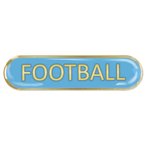 Football Bar Badge by School Badges UK