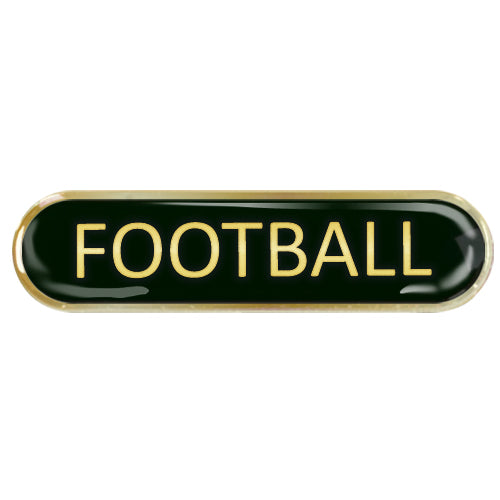 Football Bar Badge by School Badges UK