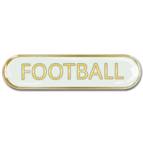 Football Bar Badge by School Badges UK