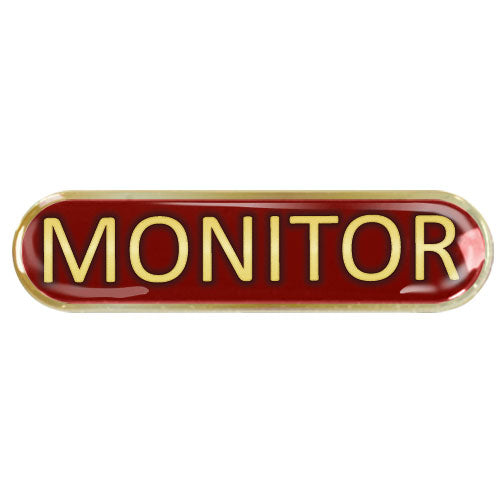 Monitor Bar Badge by School Badges UK