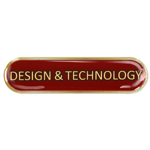 Design & Technology Bar Badge by School Badges UK