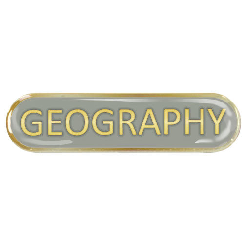 Geography Bar Badge by School Badges UK