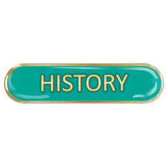 History Bar Badge by School Badges UK