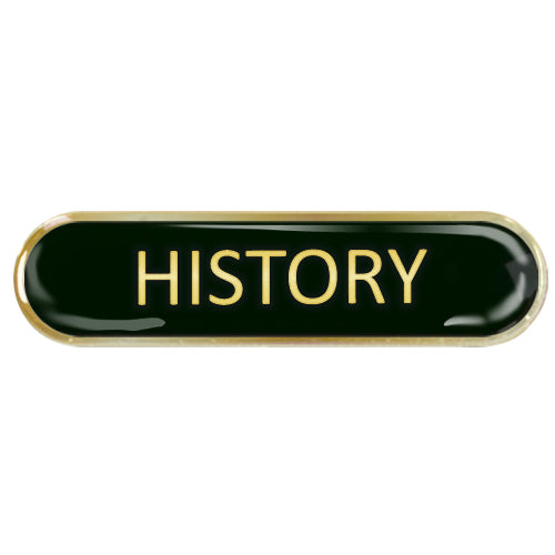 History Bar Badge by School Badges UK