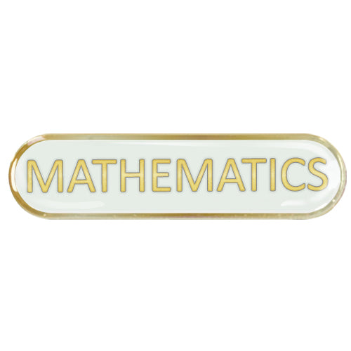 Mathematics Bar Badge by School Badges UK