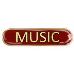 Music Bar Badge by School Badges UK