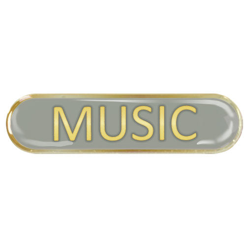 Music Bar Badge by School Badges UK