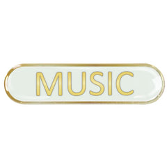 Music Bar Badge by School Badges UK