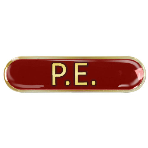 PE Bar Badge by School Badges UK