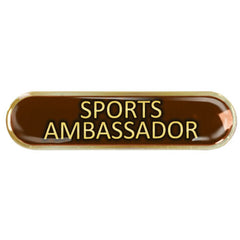 Sports Ambassador Bar Badge by School Badges UK