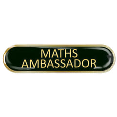 Maths Ambassador Bar Badge by School Badges UK