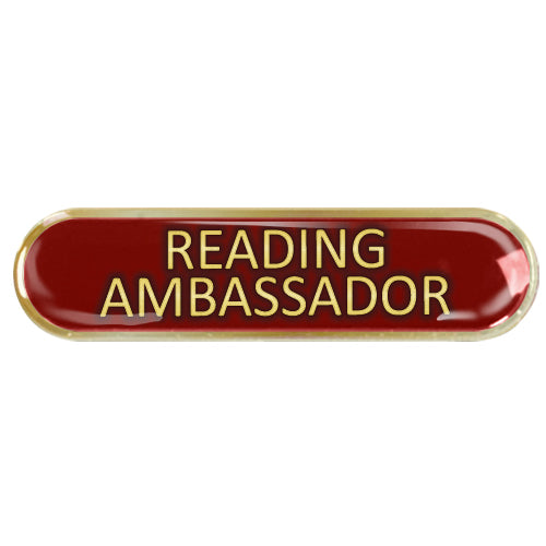 Reading Ambassador Bar Badge by School Badges UK