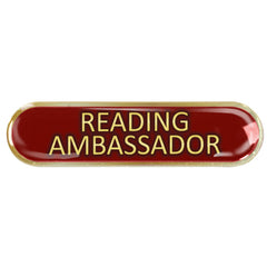 Reading Ambassador Bar Badge by School Badges UK