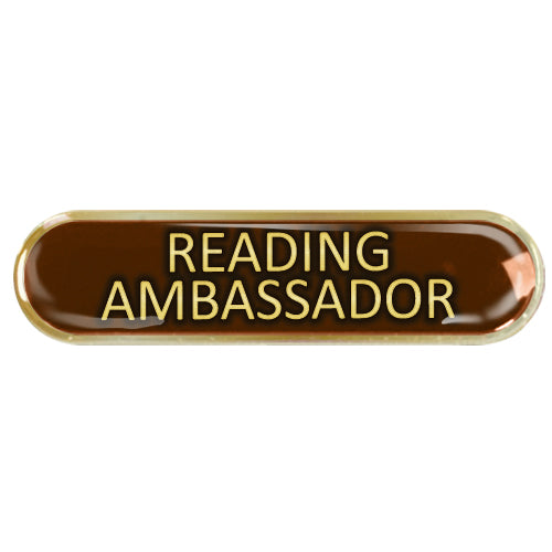 Reading Ambassador Bar Badge by School Badges UK