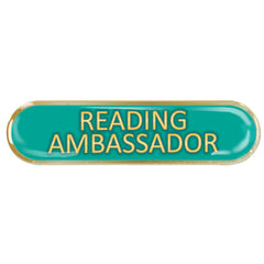 Reading Ambassador Bar Badge by School Badges UK