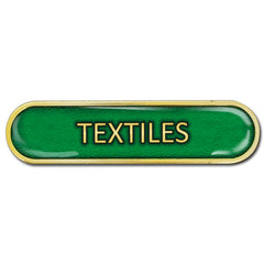 Textiles Bar Badge by School Badges UK