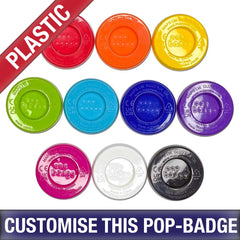 Personalised Pop Badges by School Badges UK