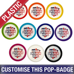 Personalised Pop Badges by School Badges UK