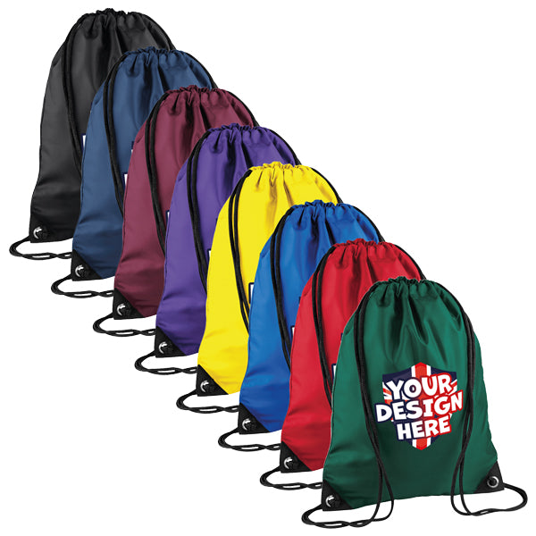 Personalised Drawstring School Bag by School Badges UK