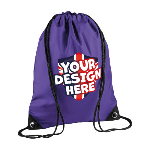 Personalised Drawstring School Bag by School Badges UK