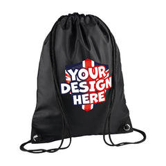 Personalised Drawstring School Bag by School Badges UK