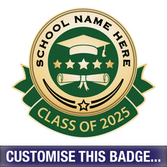 Personalised Class of 2025 Badge by School Badges UK