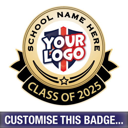 Personalised Class of 2025 Logo Badge by School Badges UK