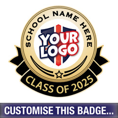 Personalised Class of 2025 Logo Badge by School Badges UK