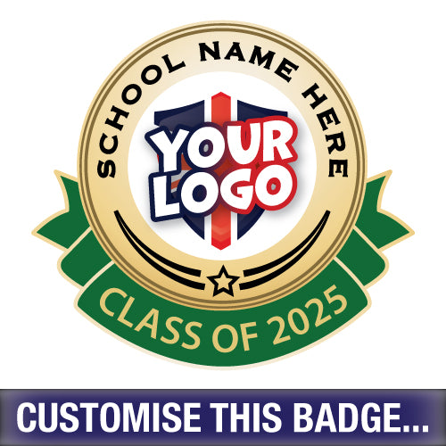 Personalised Class of 2025 Logo Badge by School Badges UK