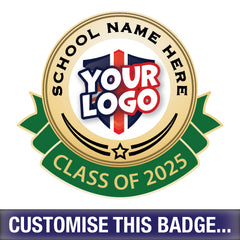 Personalised Class of 2025 Logo Badge by School Badges UK