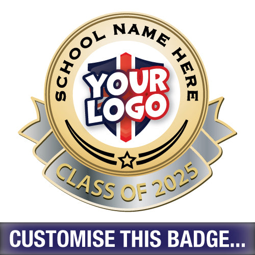 Personalised Class of 2025 Logo Badge by School Badges UK