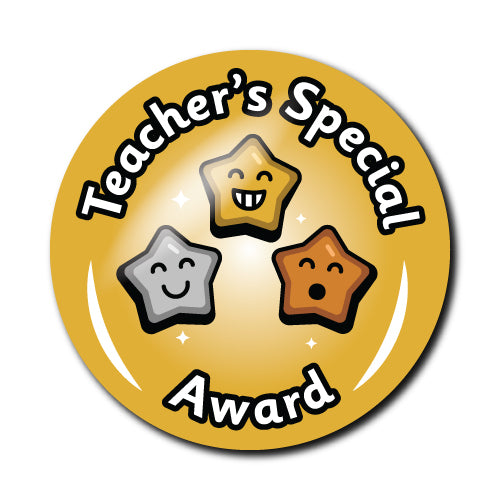 Teacher's Special Award Stickers by School Badges UK