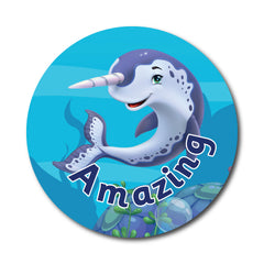 Well Done Sea Creature Stickers by School Badges UK