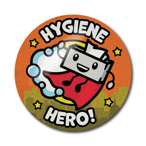 Hand Hygiene Stickers by School Badges UK