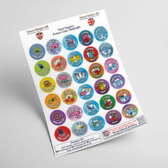 Hand Hygiene Stickers by School Badges UK