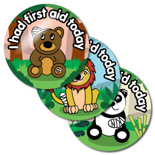 First Aid Stickers by School Badges UK