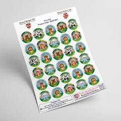 First Aid Stickers by School Badges UK
