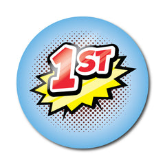 Sports Day 1st Place Stickers by School Badges UK