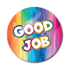 Well Done Rainbow Stickers by School Badges UK