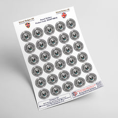 Personalised Silver Award Stickers by School Badges UK